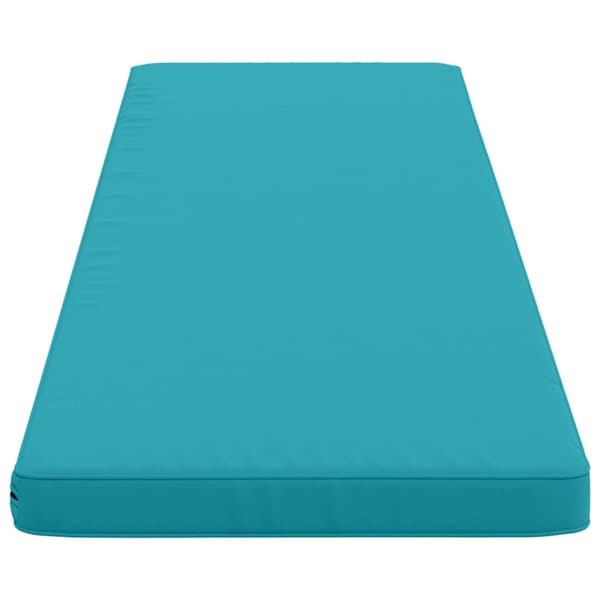 1-delad Bänk Kudde VUGHT 100% Polyester Turkos 200 x 50 x 5 cm