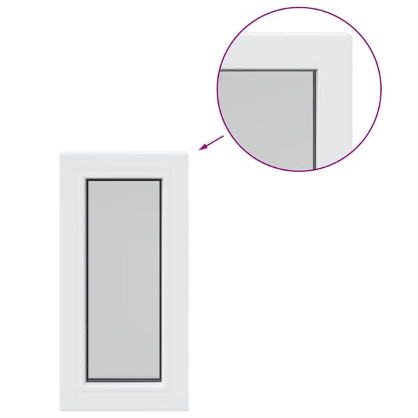 Källarfönster RISOR 35 x 45 cm PVC och glas
