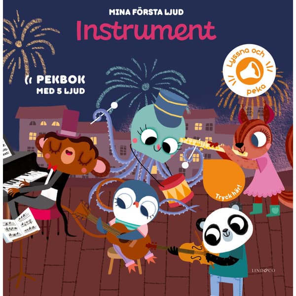 Mina första ljud. Instrument (bok, board book)