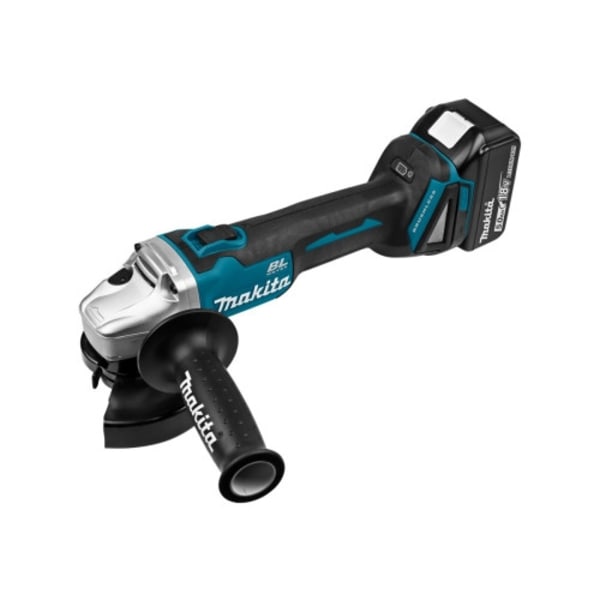 Makita DGA504RTJ - vinkelslip - sladdlös - 125 mm - 2 batterier