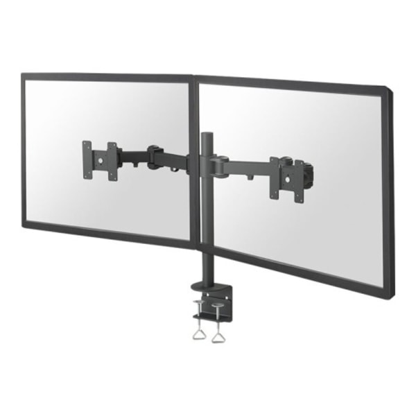Neomounts FPMA-D960D monteringssats - fullständig rörelse - för 2 LCD-bildskärmar - svart Svart