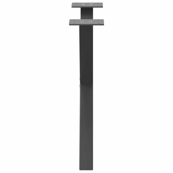 Soffbordsben X-formade 2 st antracit 50x(42-43) cm stål
