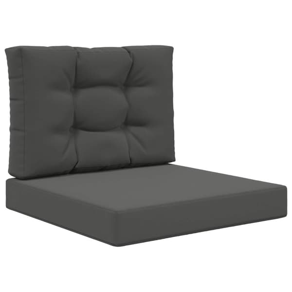 Utomhus Soffa Kudde 2 pcs Antracit Polyester