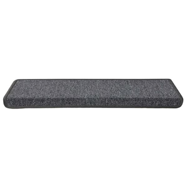 Trappmattor 30 st 65x21x4 cm mörkgrå rektangulär kant