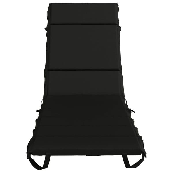 Solstol Kudde GEMERT 100% Polyester Svart 200 x 50 x 3 cm