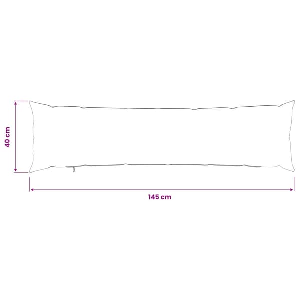 Kuddöverdrag HEERLEN Gräddvit 40 x 145 cm Bouclé