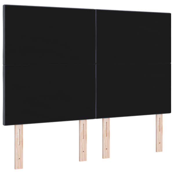Huvudgavel Mörkgrå 144 cm Sammet