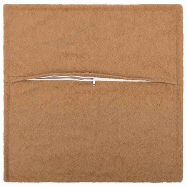 Kuddöverdrag 2 st HOUTEN Beige 80 x 80 cm Bouclé