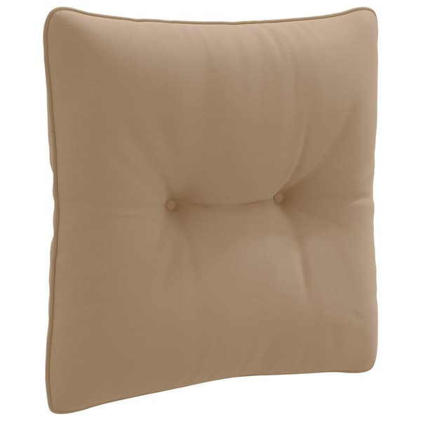 Ryggkudde PUTTEN 100% Polyester Taupe 40 x 40 x 10 cm