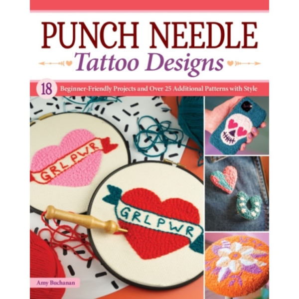 Punch Needle Tattoo Designs (häftad, eng)