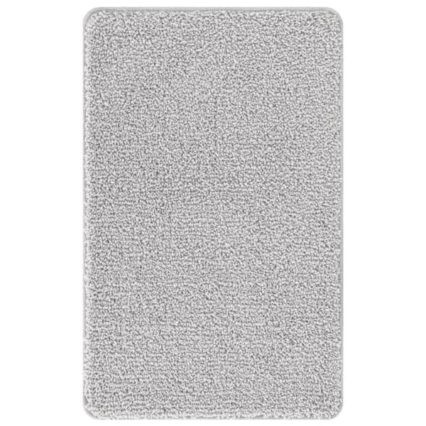 Halkfri Badmatta Grå 60 x 90 cm PP