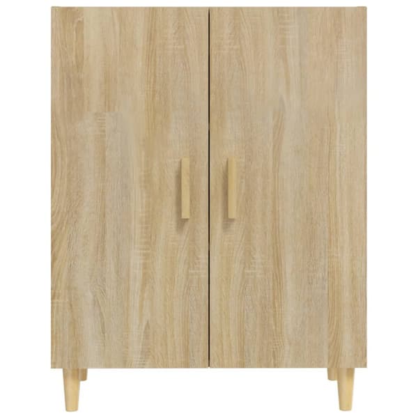 Skänk sonoma-ek 70x34x90 cm konstruerat trä