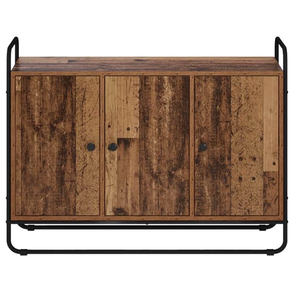 Sideboard Gammalt trä 102 x 35 x 75 cm Konstruerat trä