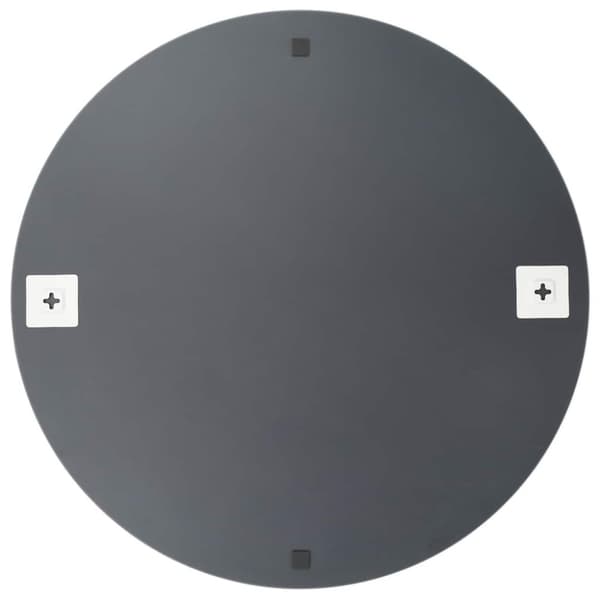 Väggspegel rund 50 cm glas