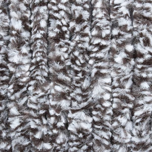 Insektsdraperi brun och beige 118x220 cm chenille