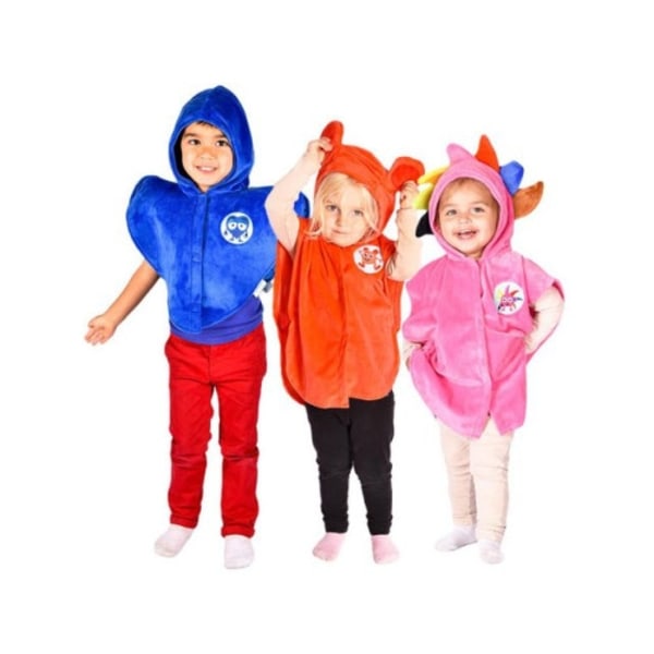 Maskeraddräkt Babblarna Set1 1-4år 3/fp