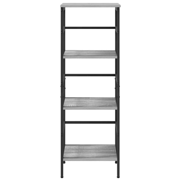 Hyllsystem Grå Sonoma 40 x 29,5 x 115 cm Konstruerat trä
