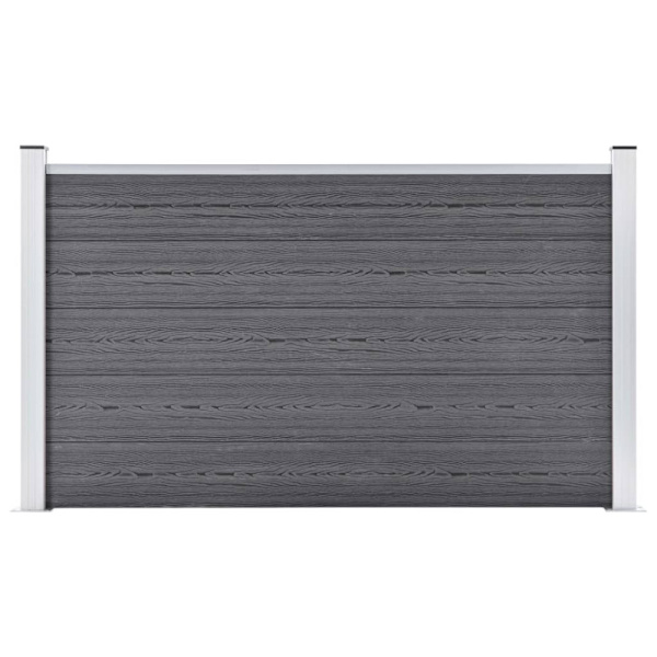 Staketpanel WPC 180x105 cm grå