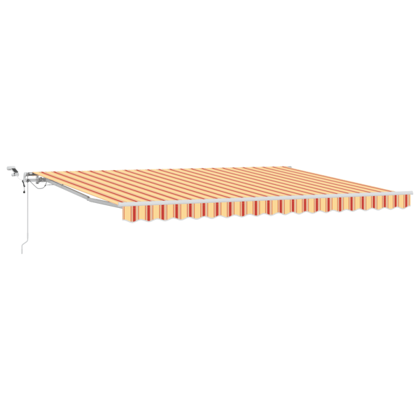 Markis tyg Gul och Orange 450 × 350 cm Polyester