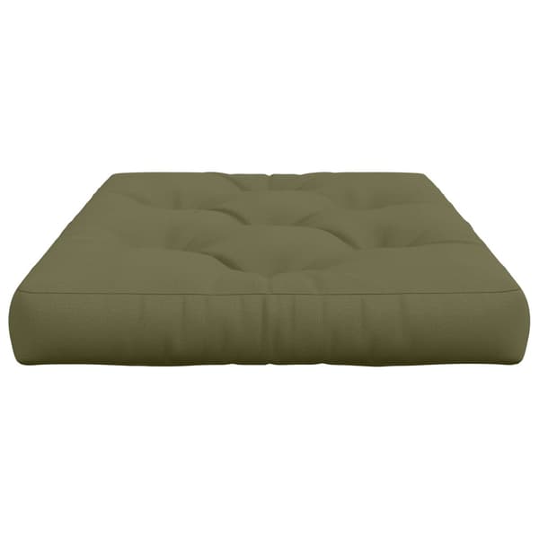 Pallkudd VIANEN 100% Polyester Olivgrön 120 x 60 x 12 cm