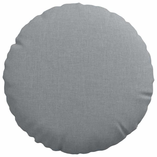 Sittkuddar 2 pcs Ljusgrå Ø30 x 13 cm tyg