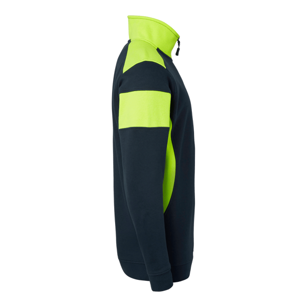222 Sweat Navy/fluorescent yellow Unisex