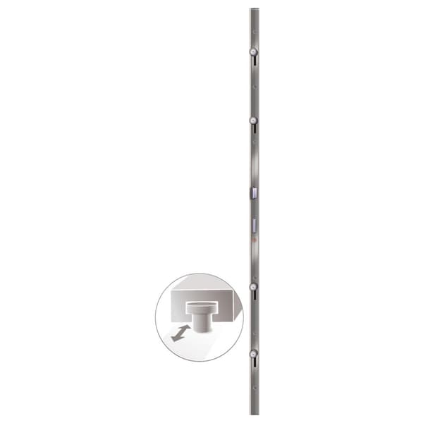 Ytterdörr vit 88x200 cm PVC