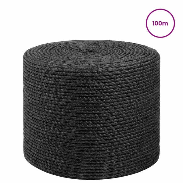 Jutegarn 10 pcs 2 Svart 100% Tossa jute