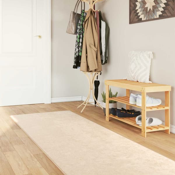 Mattlöpare MARSA Kräm 100 x 250 cm Polyester och PVC