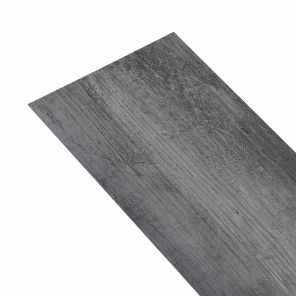 Golvplankor 36 pcs Blank Grå 5,02 m² PVC