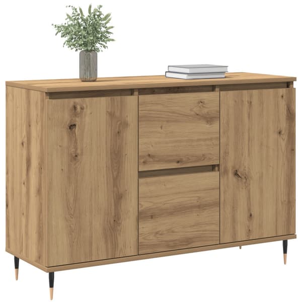 Sideboard Artisan Ek 101,5 x 35 x 70 cm Konstruerat trä
