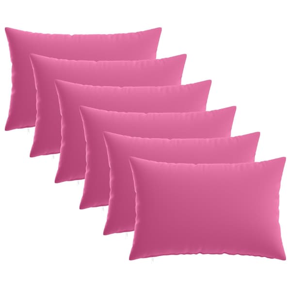 Kudde med kudde HEERLEN 6 st Rosa Polyester