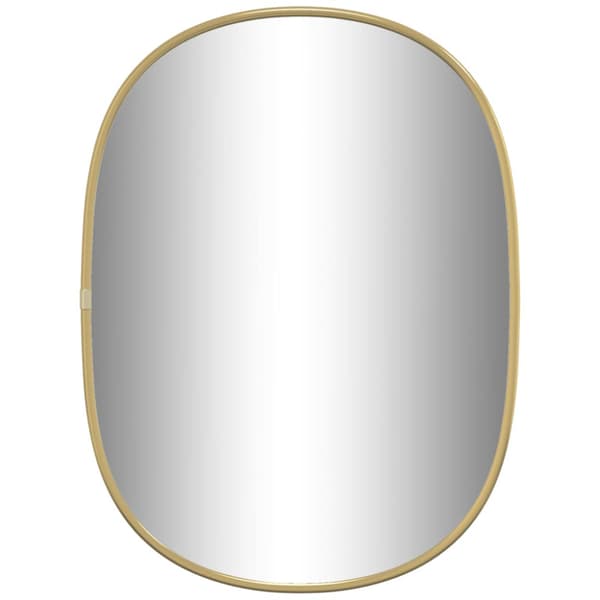 Väggspegel guld 40x30 cm