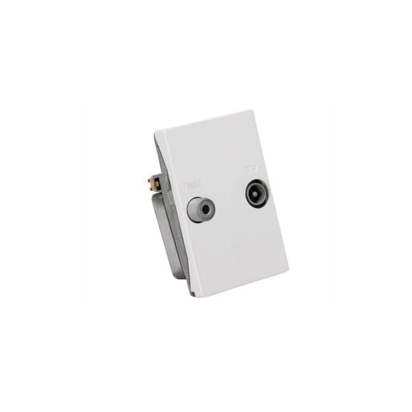 Wall Outlet 2-way TD 241E White