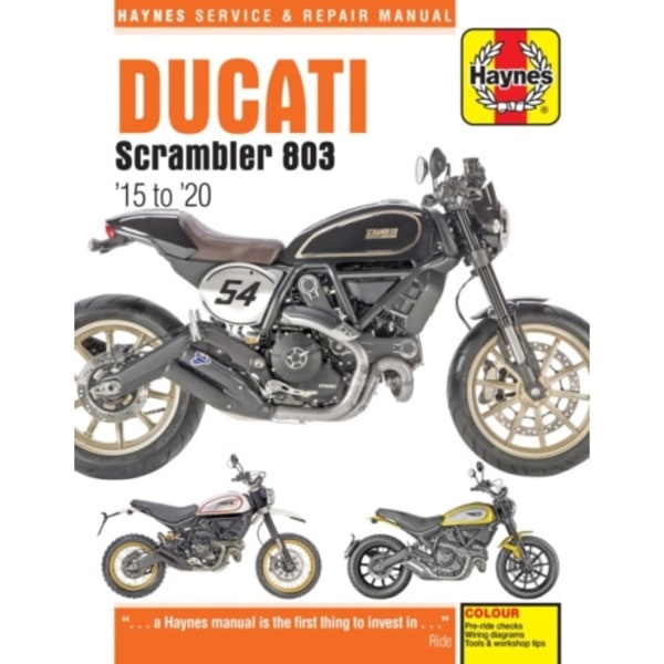 Ducati Scrambler 803 (15 - 20) Haynes Repair Manual (häftad, eng)