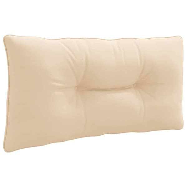 Ryggkudde PUTTEN 100% Polyester Gräddvit 80 x 40 x 10 cm