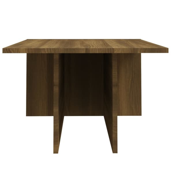 Soffbord brun ek 111,5x50x33 cm konstruerat trä