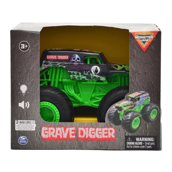 Monster Jam 1:24 Lights & Sounds Lastbil sort.