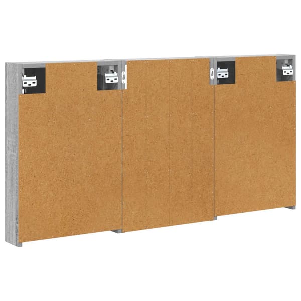 Badrumsskåpsset 3 st 120 x 10,5 x 60,5 cm Konstruerat trä