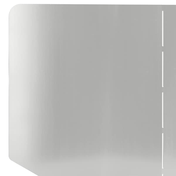 Kant för gräsmatta 100 x 45 cm Stål Silver