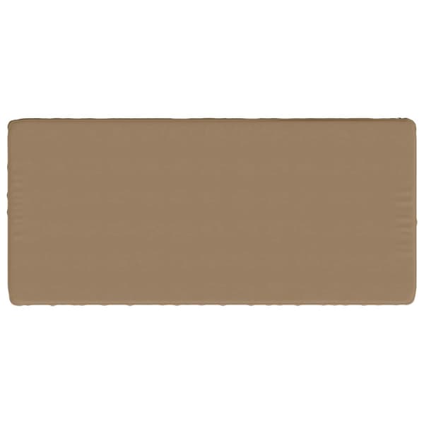1-delad Bänk Kudde VUGHT 100% Polyester Taupe 100 x 50 x 5 cm