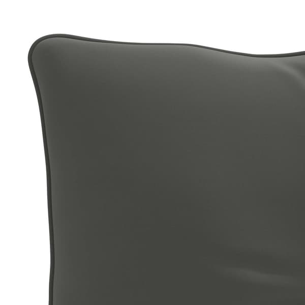 Ryggkudde PUTTEN 100% Polyester Antracit 40 x 40 x 10 cm