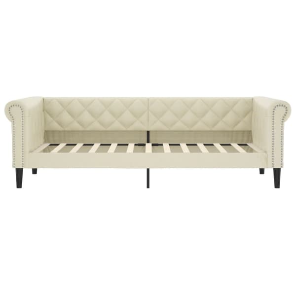 Dagbädd gräddvit 80x200 cm konstläder