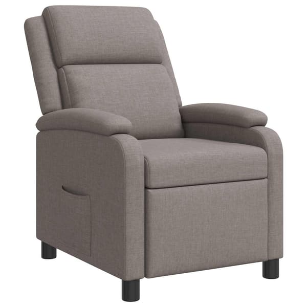 Recliner Taupe Tyg