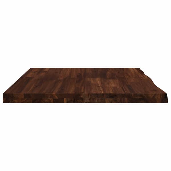 Rektangulärt Bordsskiva 90 x 50 x 3,5 cm Rektangulär Mörkbrun