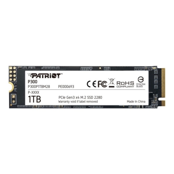 Patriot P300 - SSD - 1 TB - PCIe 3.0 x4 (NVMe)
