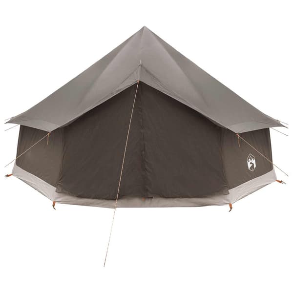 Tipi Tält Brun Grå 400 x 400 x 250 cm Polyester och Stål