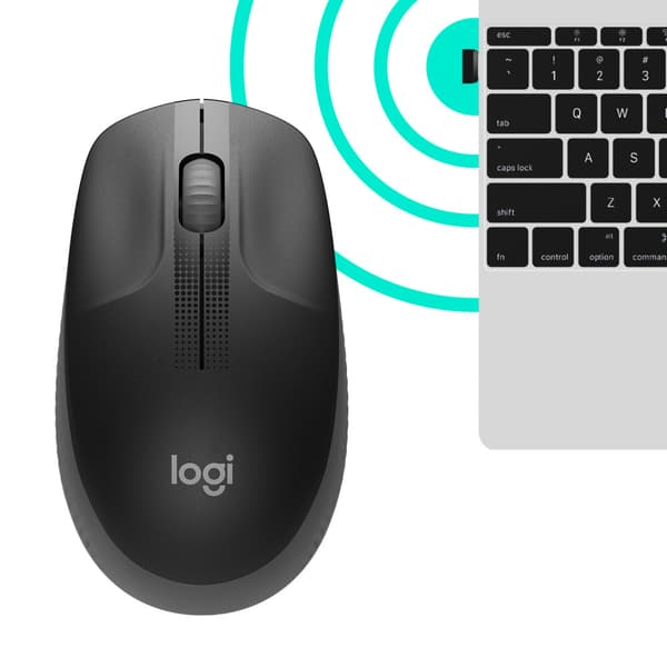 Logitech M190 datormöss Ambidextrous RF Trådlös Optisk 1000 DPI