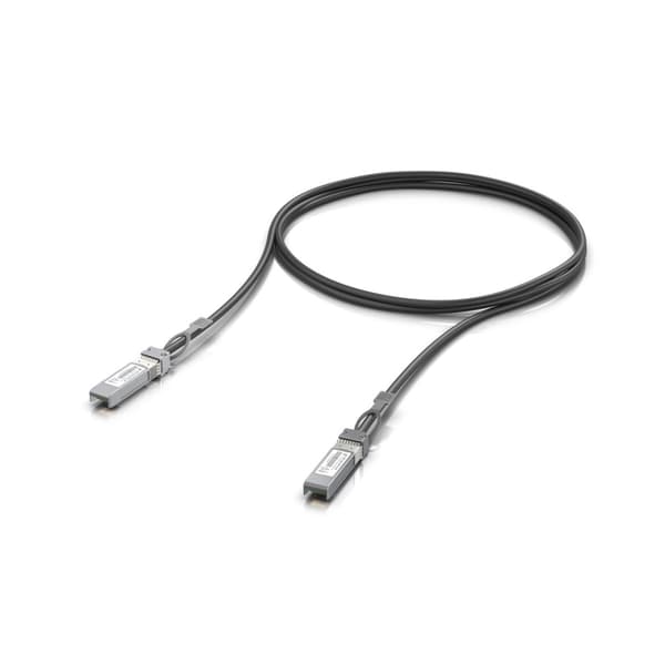 Ubiquiti 10GBase direktkopplingskabel - 1 m - svart