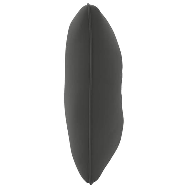 Ryggkudde PUTTEN 100% Polyester Antracit 80 x 40 x 10 cm